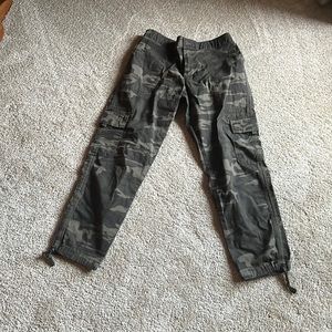 Sanctuary draw string camo utility joggers